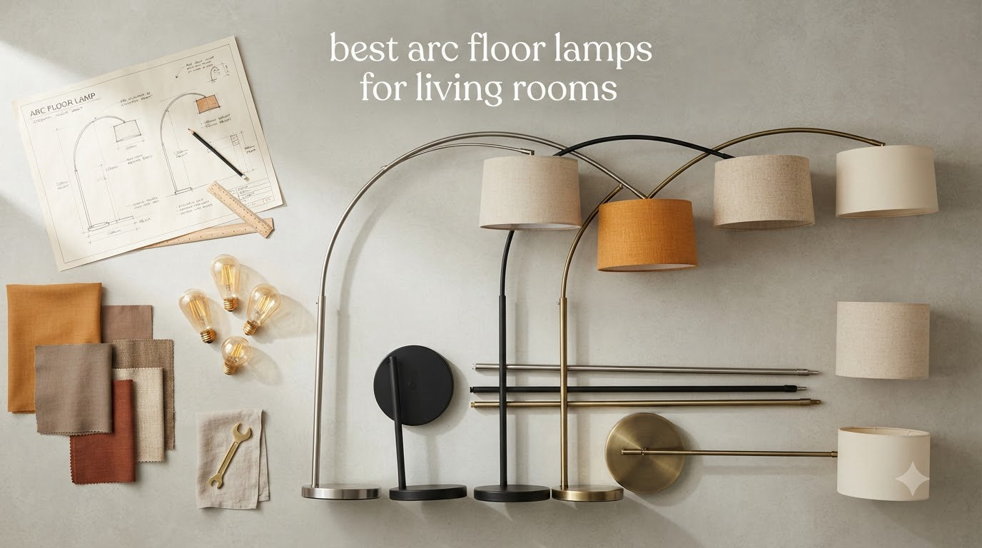 best arc floor lamps for living rooms