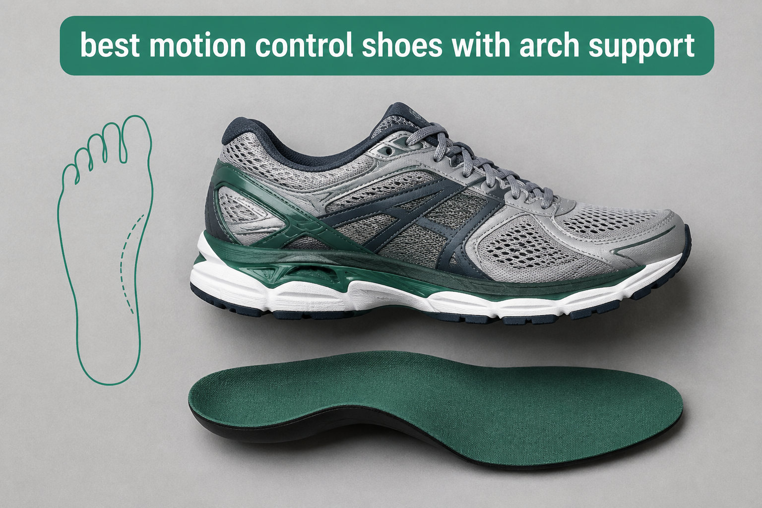 best motion control shoes with arch support