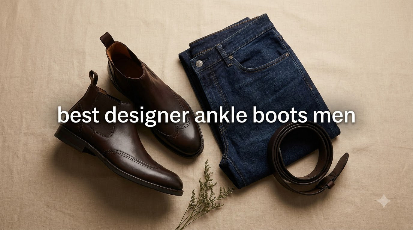 best designer ankle boots men