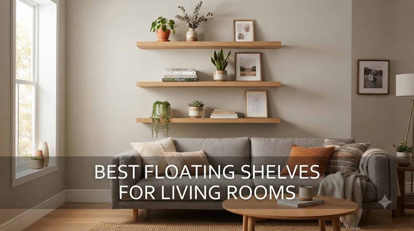 best floating shelves for living rooms