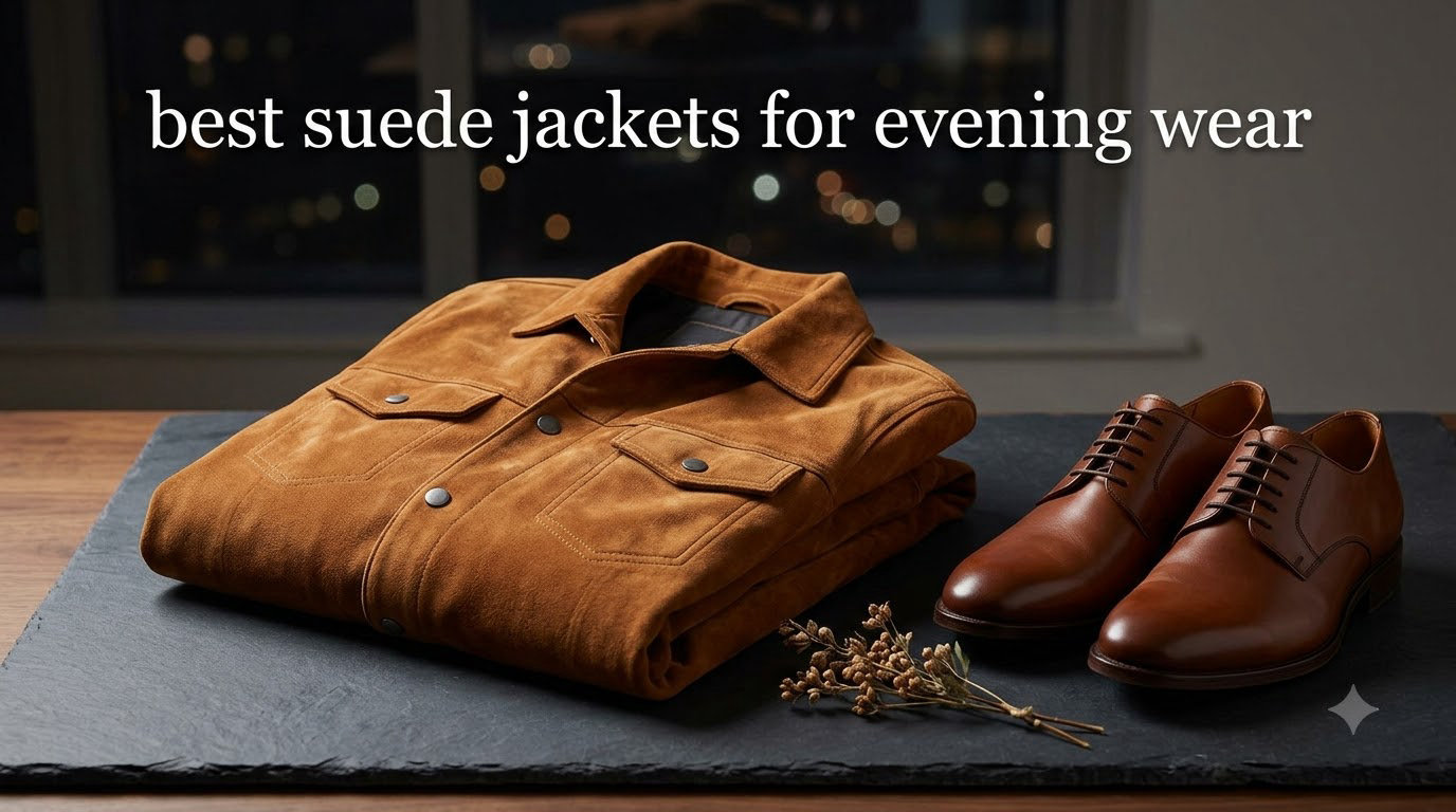 best suede jackets for evening wear