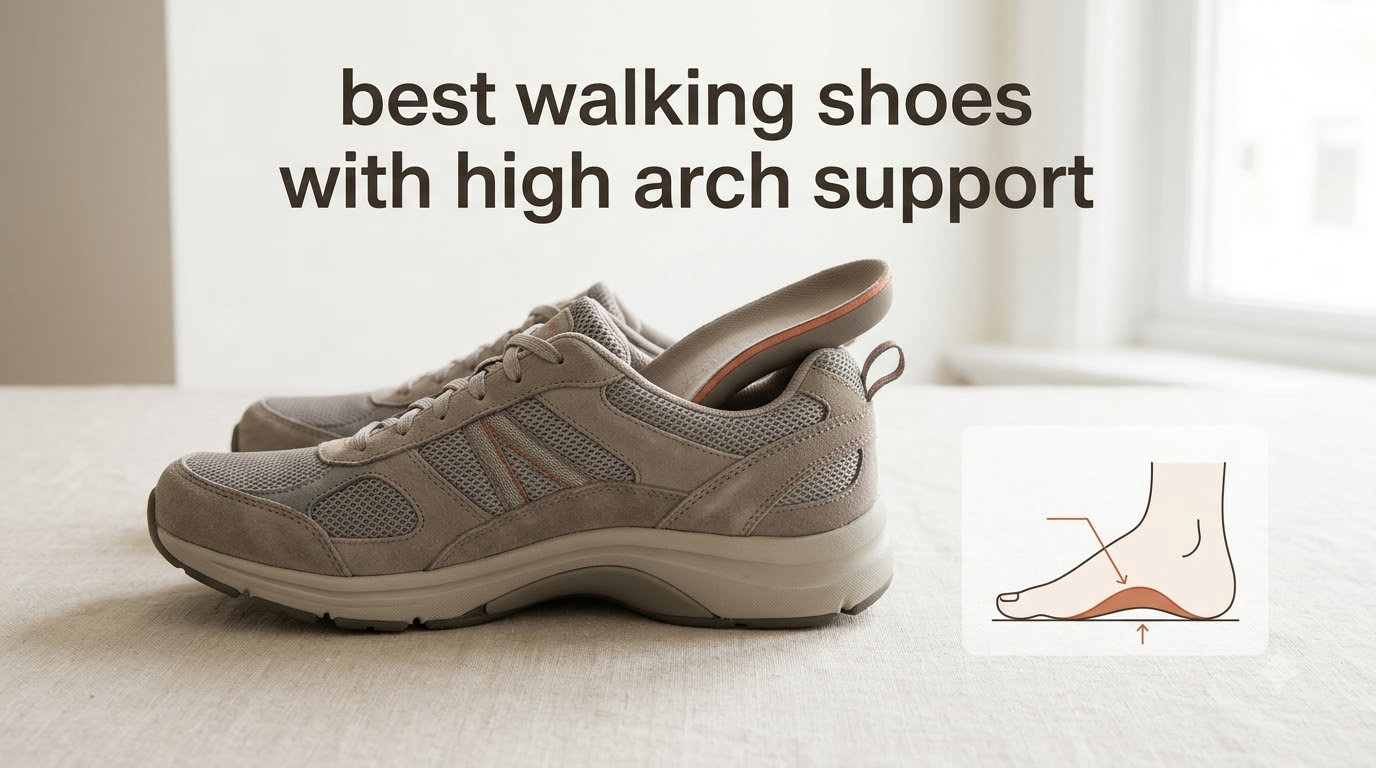 best walking shoes with high arch support