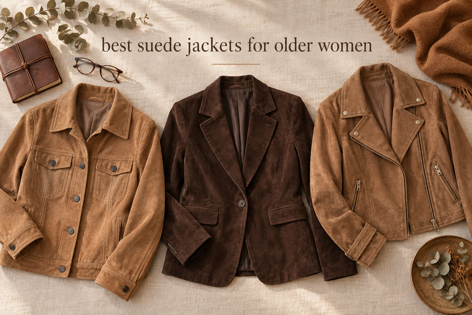 best suede jackets for older women
