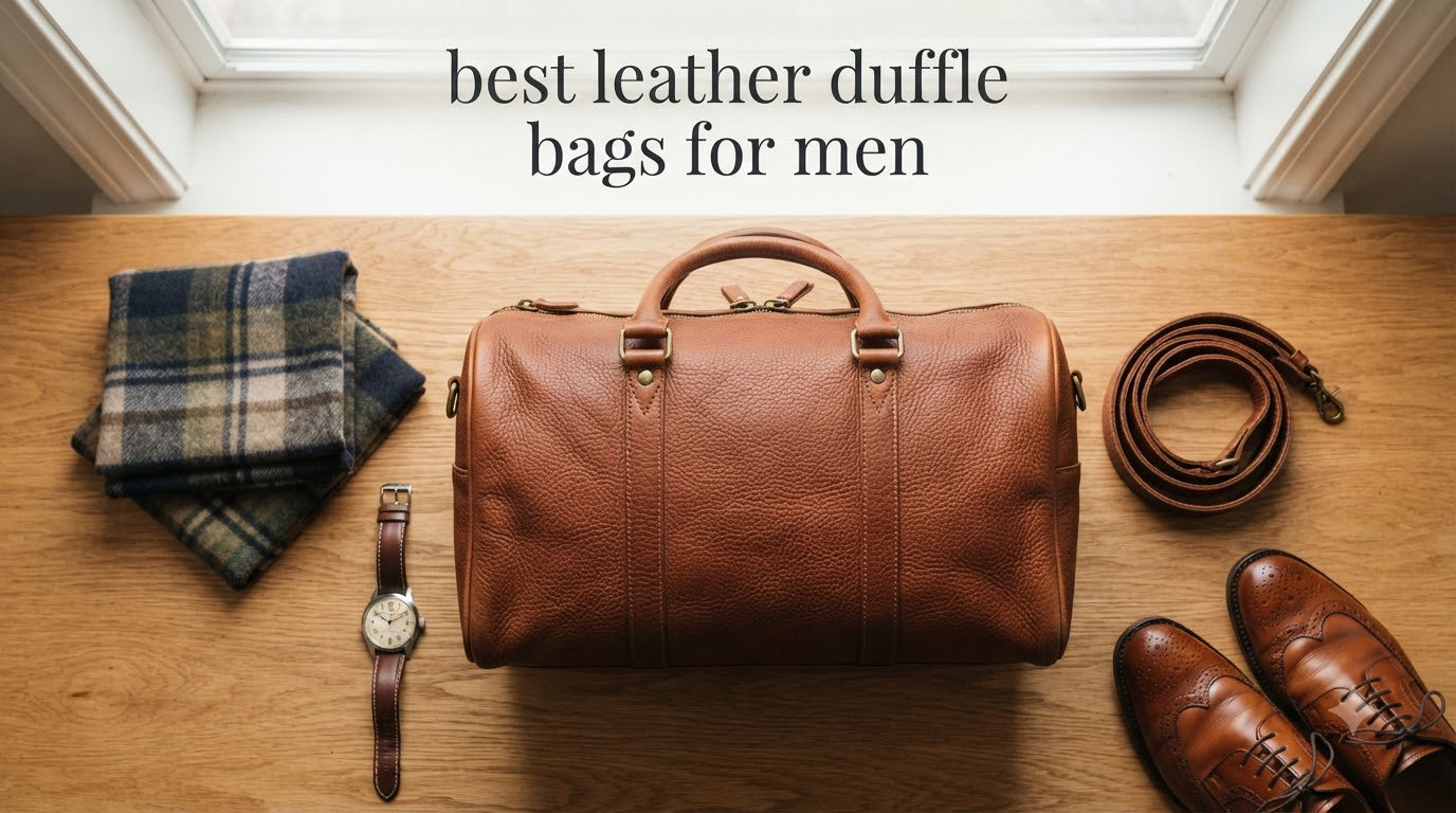 best leather duffle bags for men