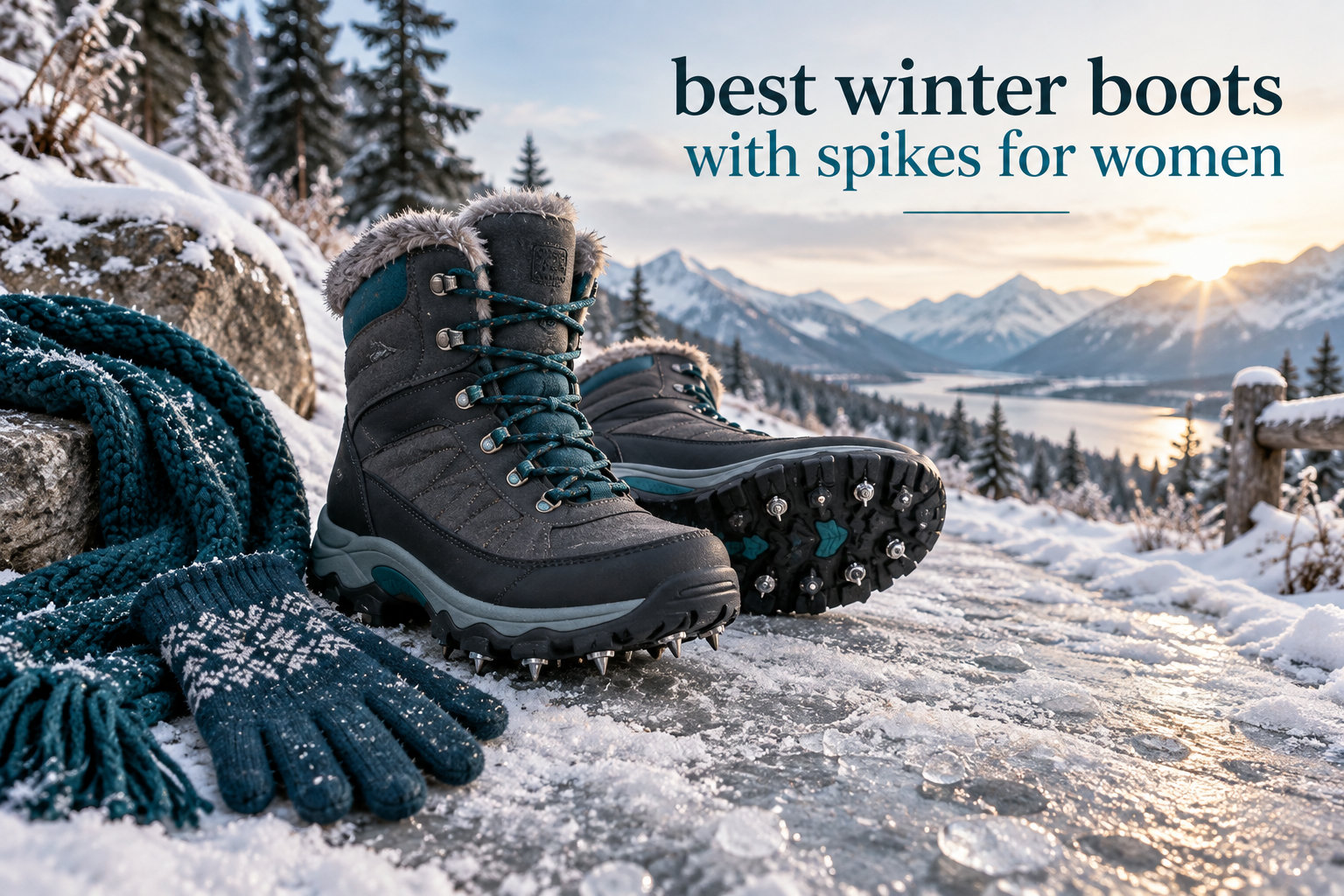 best winter boots with spikes for women