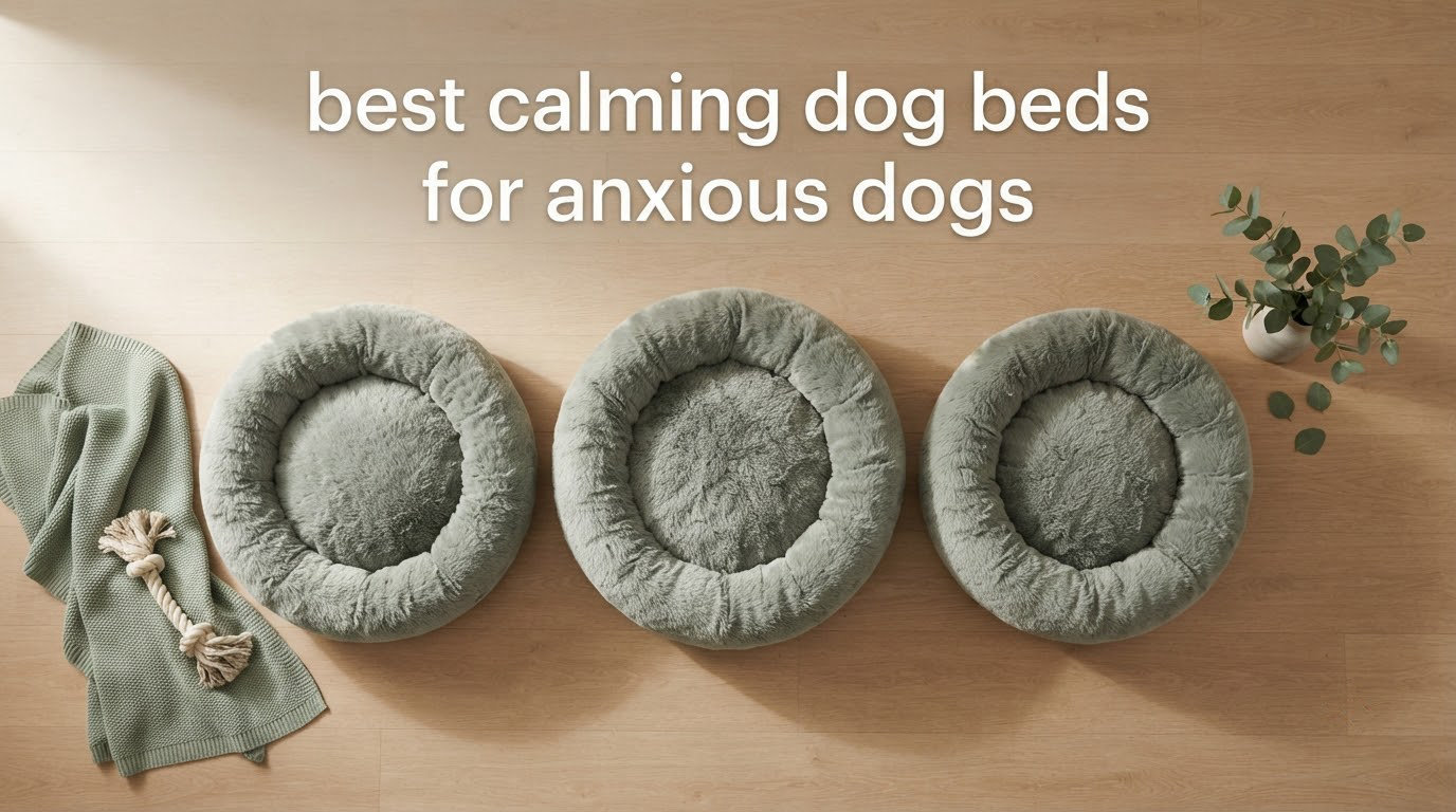 best calming dog beds for anxious dogs