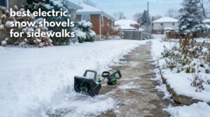 best electric snow shovels for sidewalks