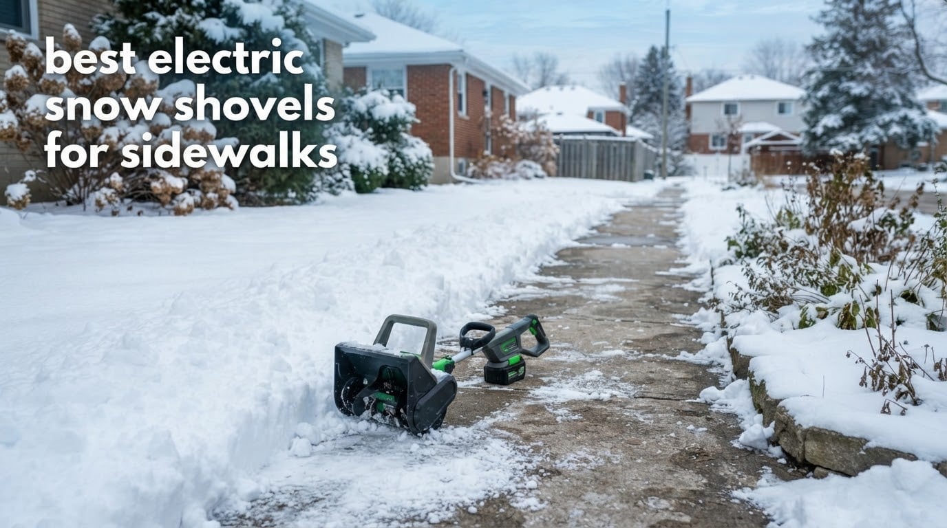 best electric snow shovels for sidewalks