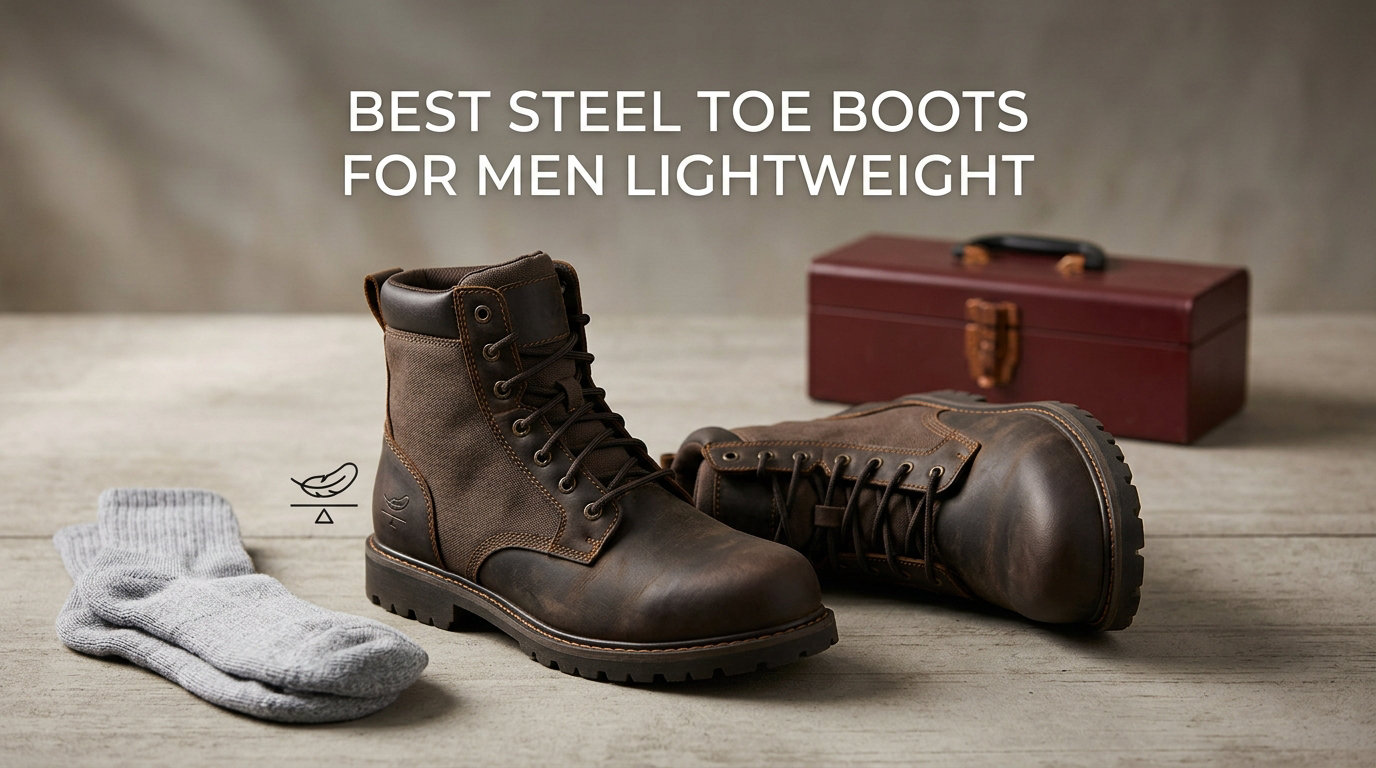 best steel toe boots for men lightweight