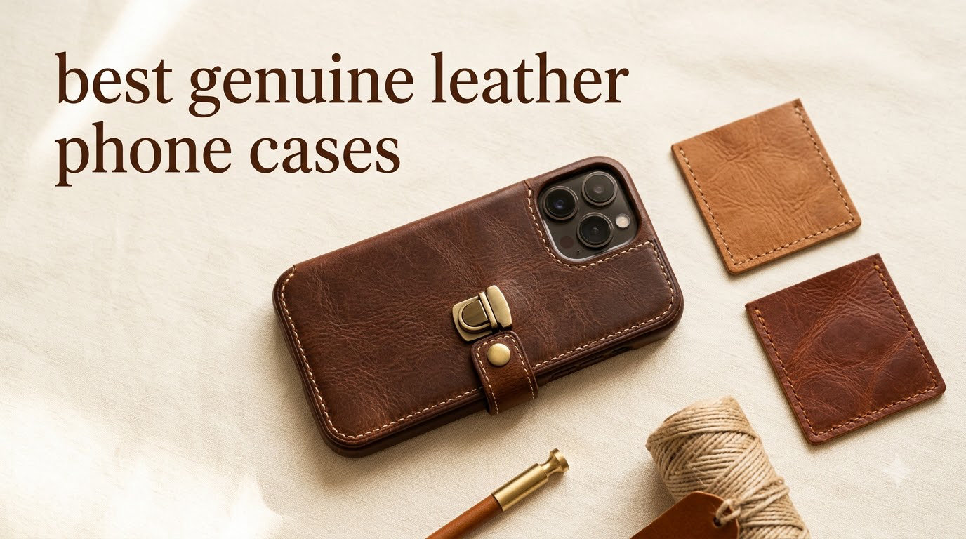 best genuine leather phone cases