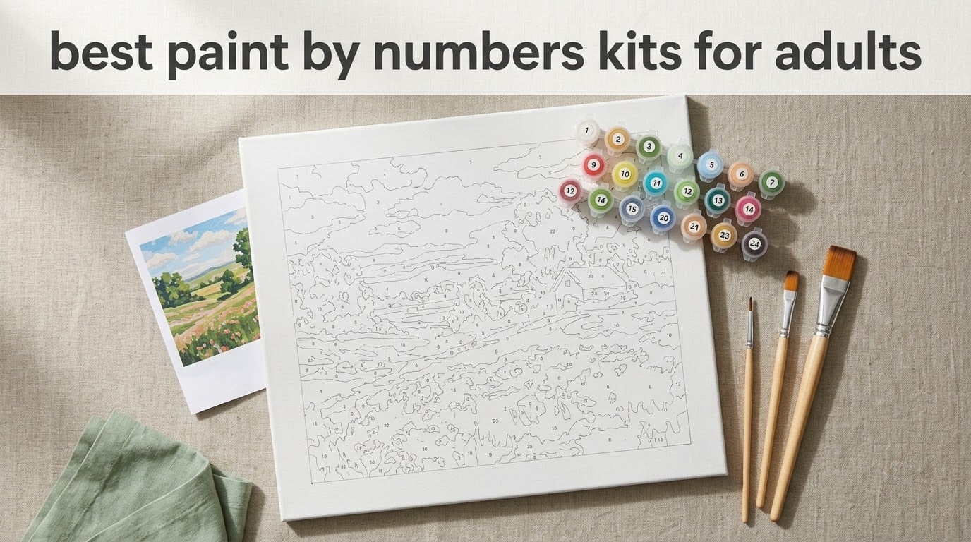 best paint by numbers kits for adults