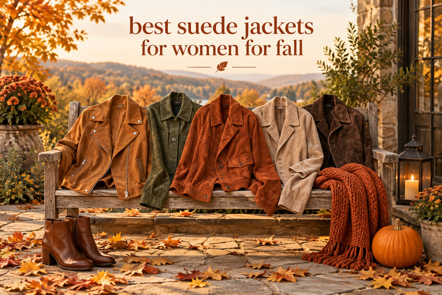 best suede jackets for women for fall