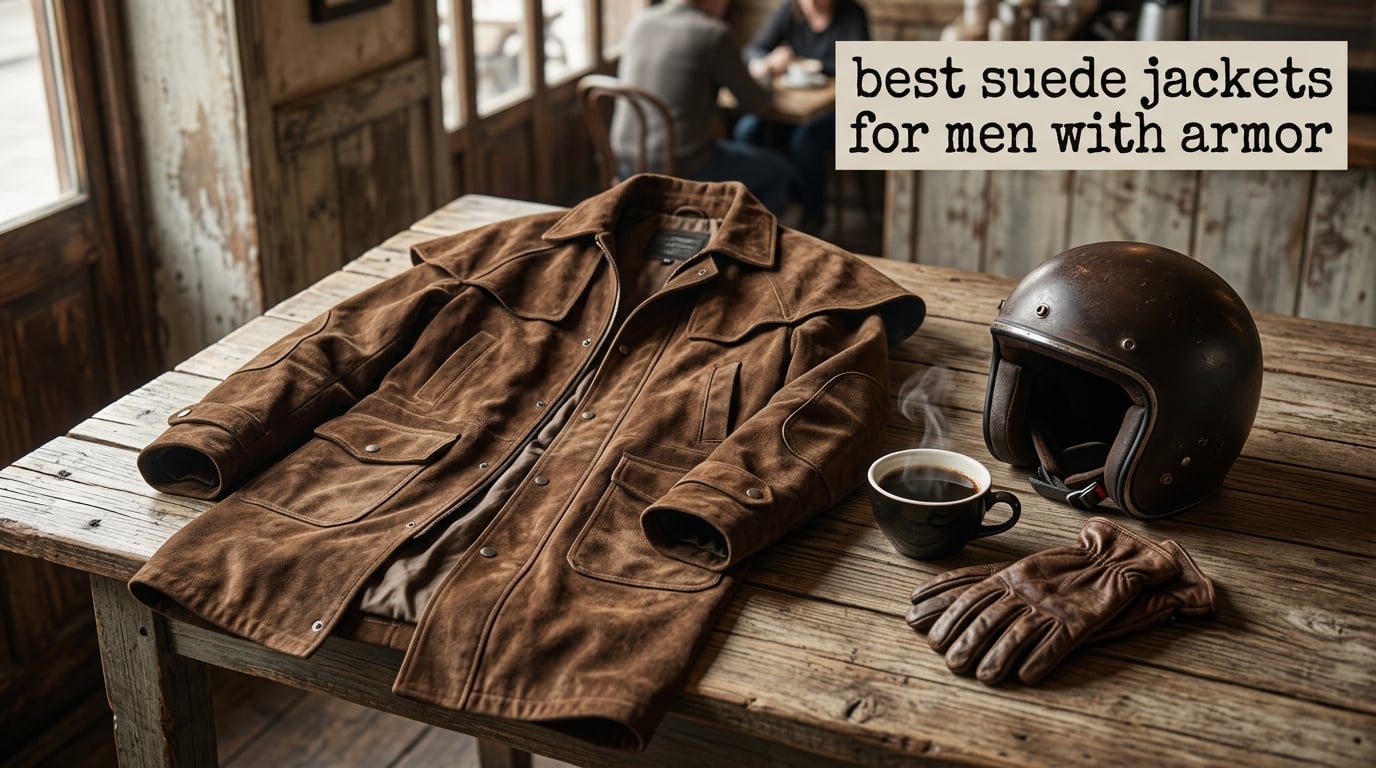 best suede jackets for men with armor