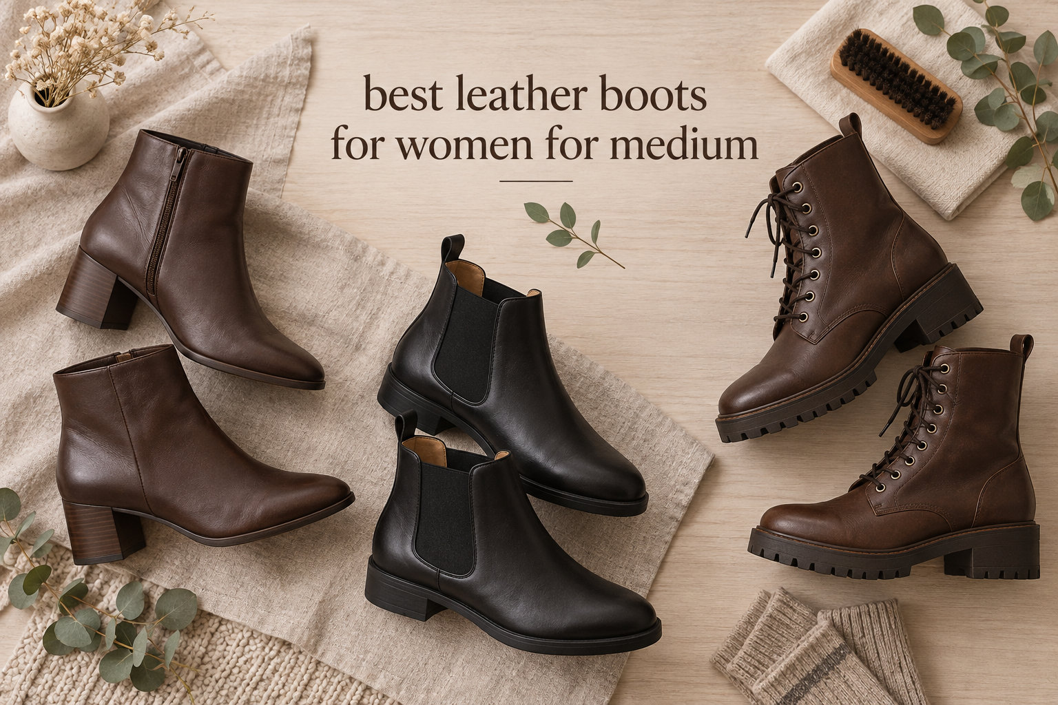 best leather boots for women for medium
