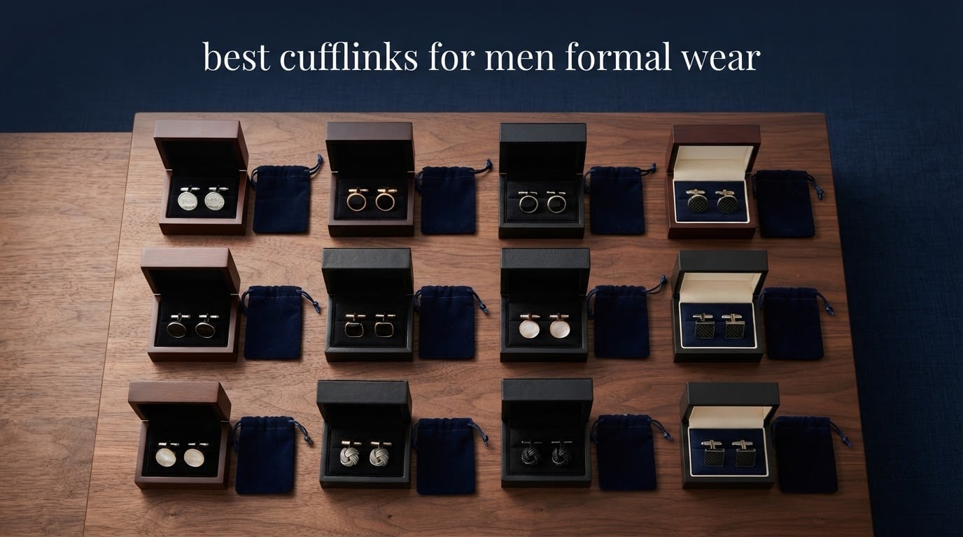best cufflinks for men formal wear