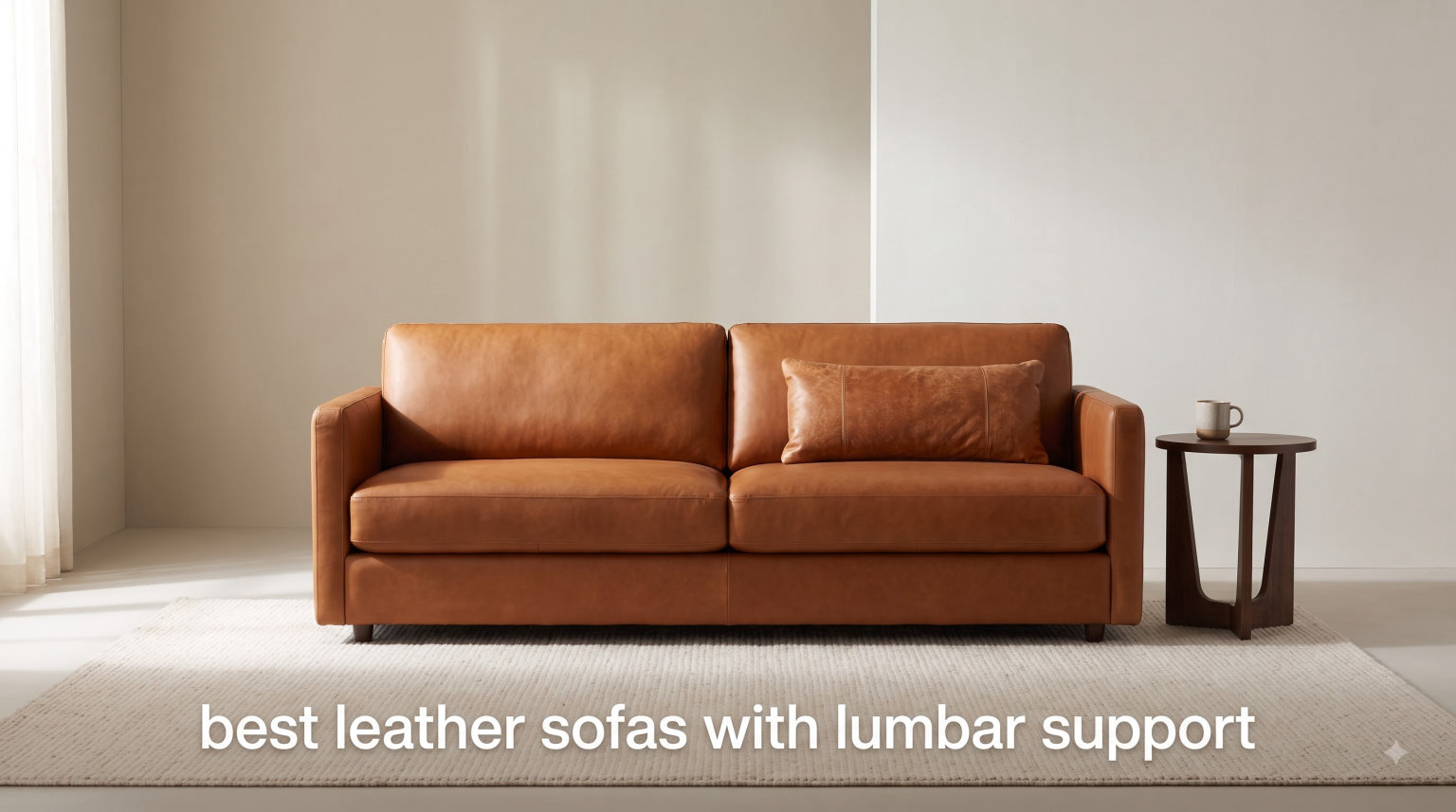 best leather sofas with lumbar support