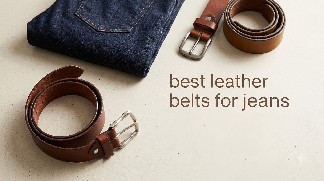 best leather belts for jeans