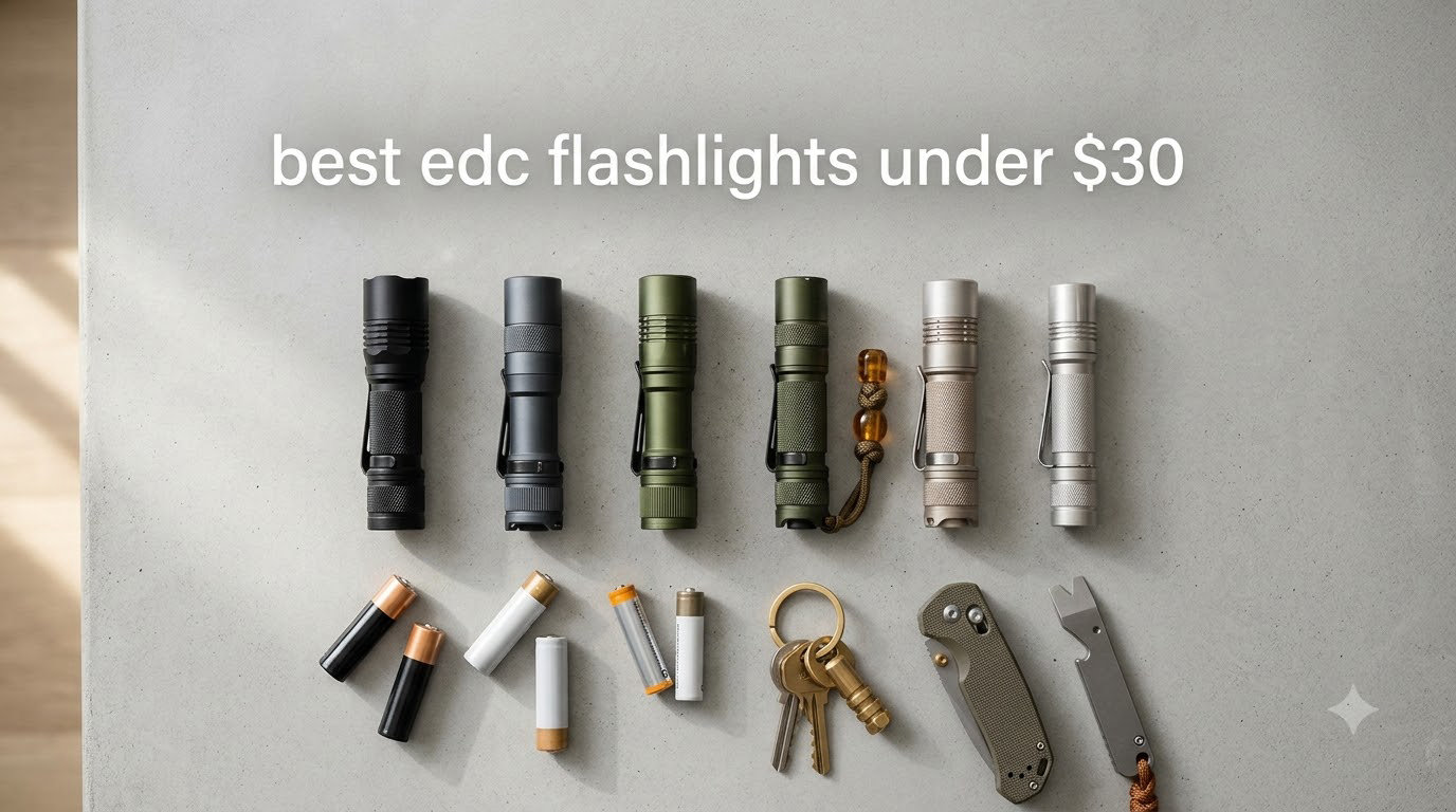 best edc flashlights under $30