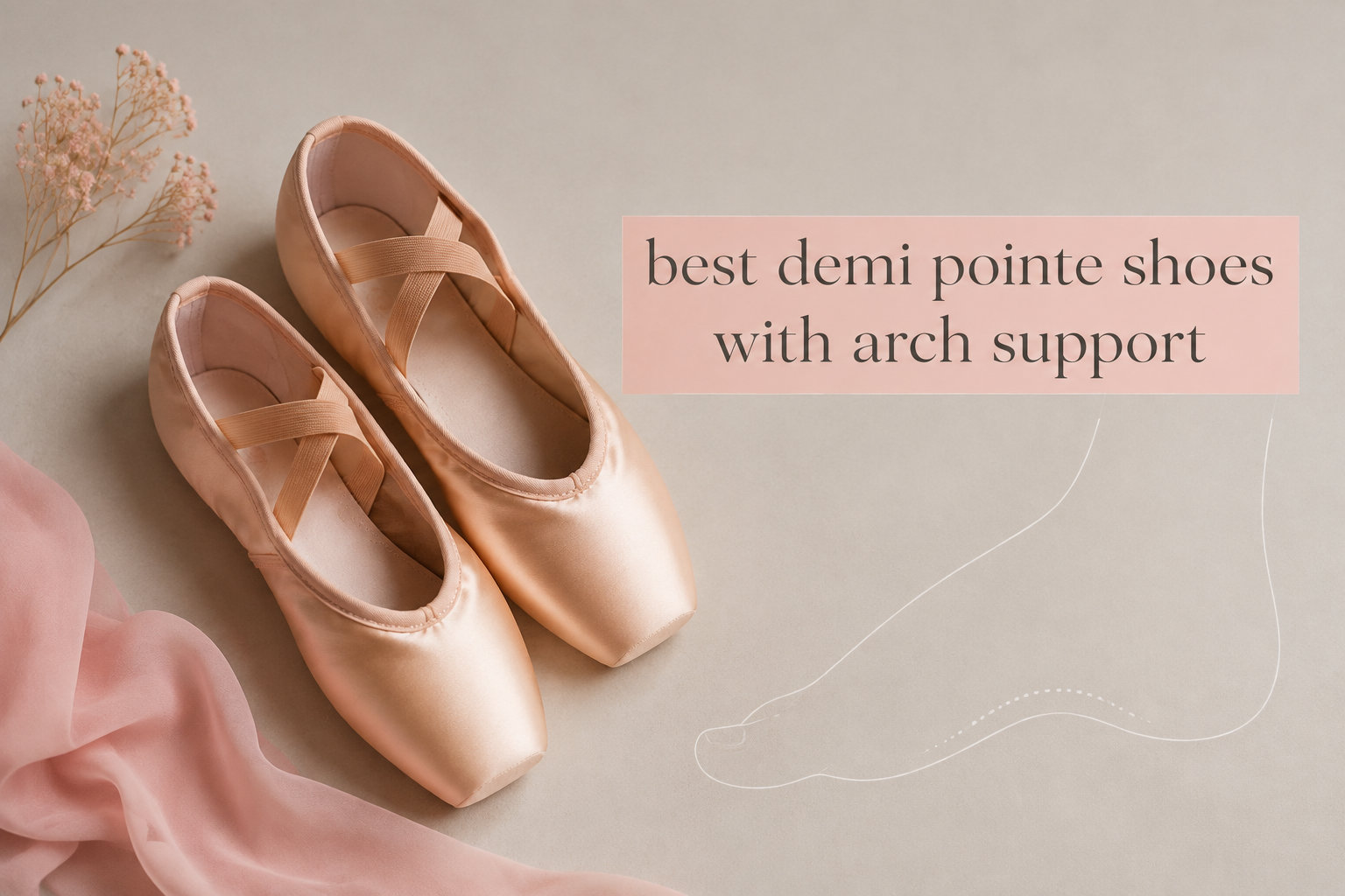 best demi pointe shoes with arch support