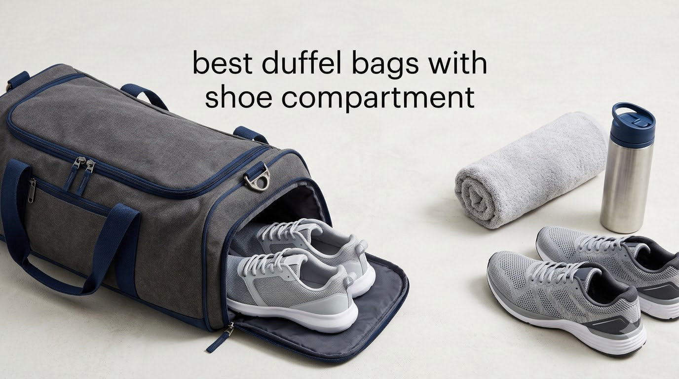 best duffel bags with shoe compartment