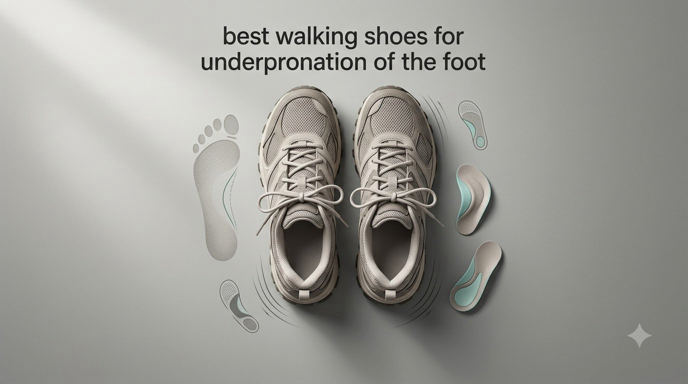 best walking shoes for underpronation of the foot