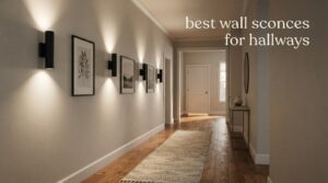best wall sconces for hallways
