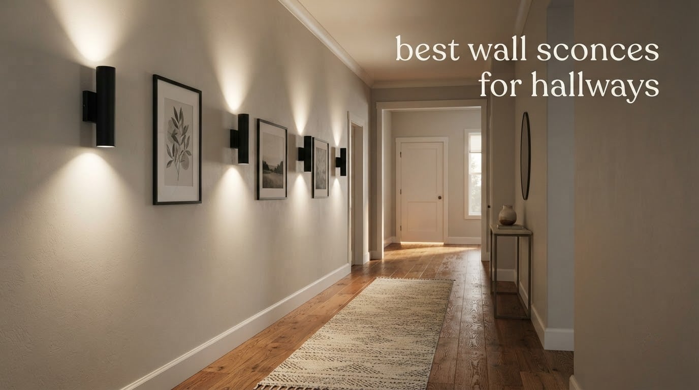 best wall sconces for hallways
