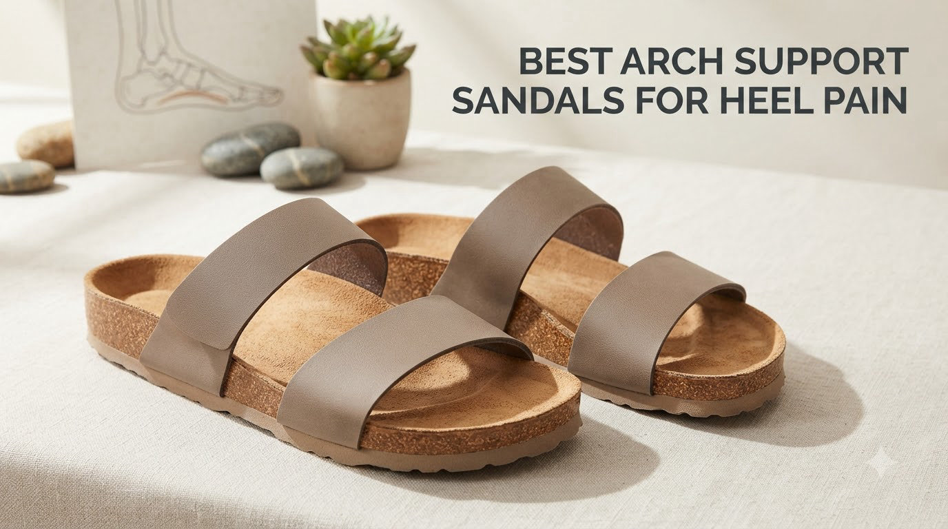 best arch support sandals for heel pain