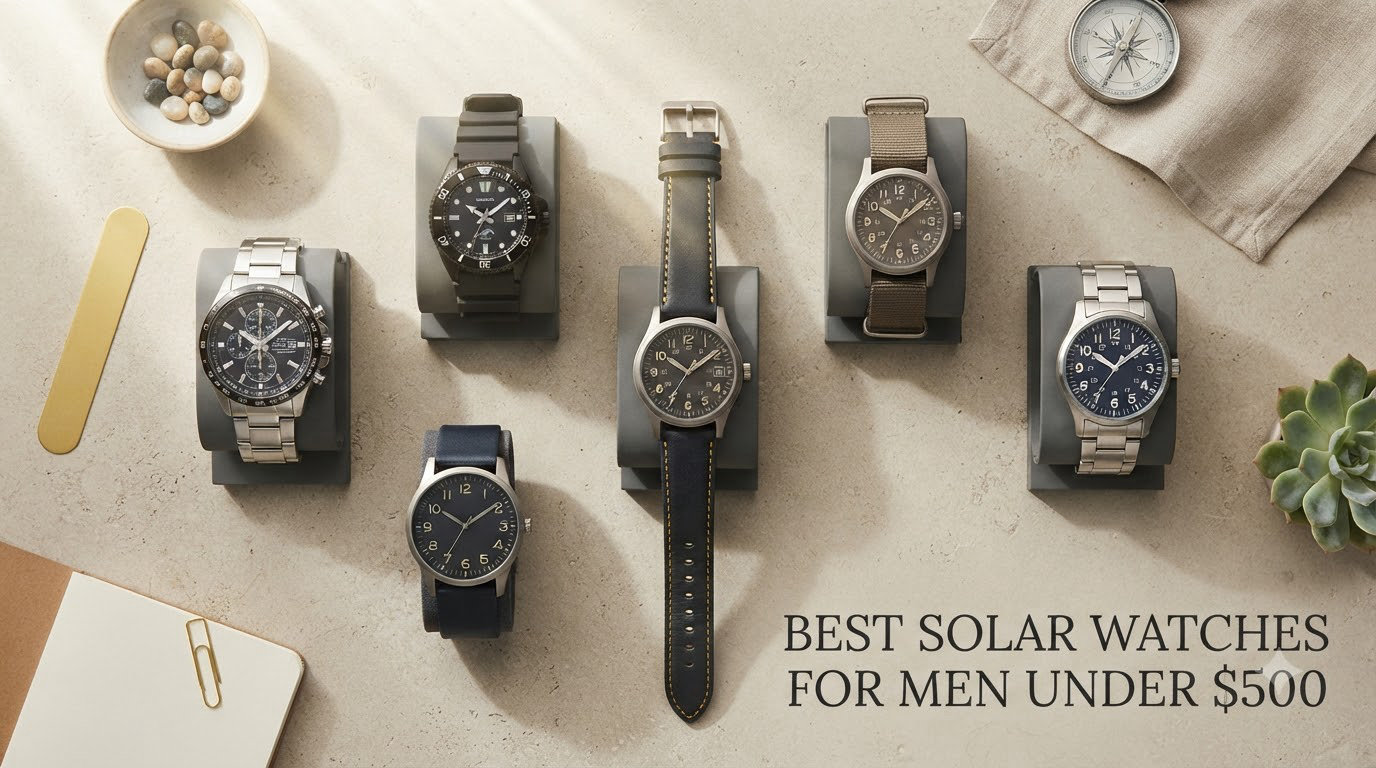 best solar watches for men under $500