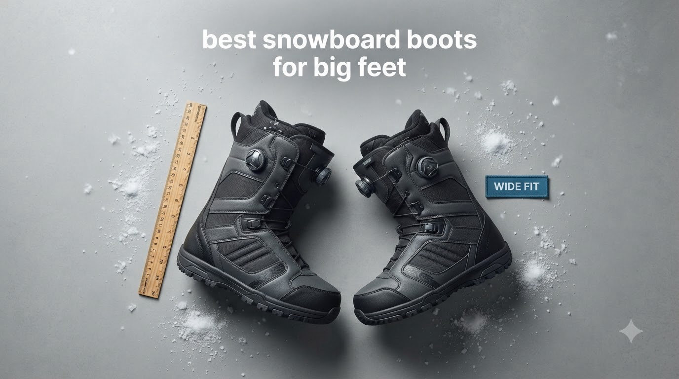 best snowboard boots for big feet