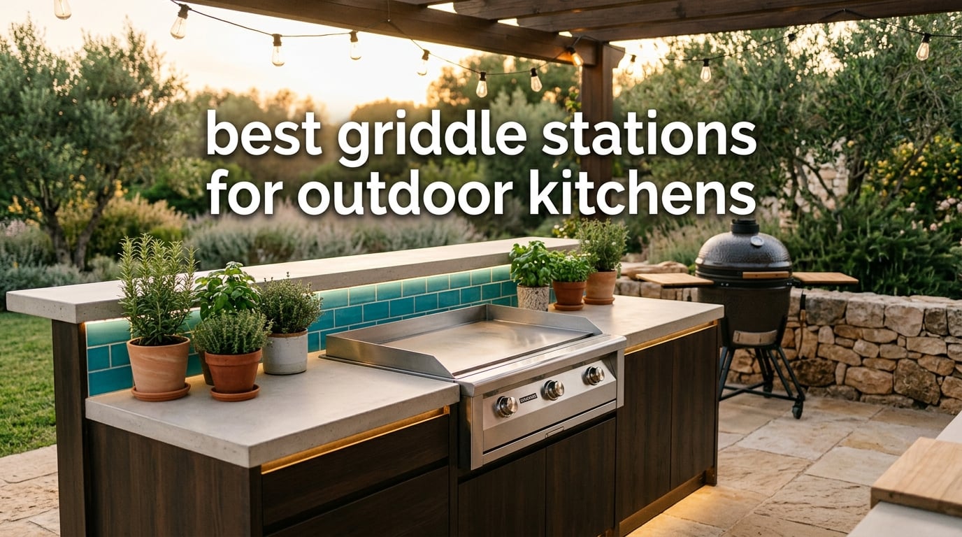 best griddle stations for outdoor kitchens
