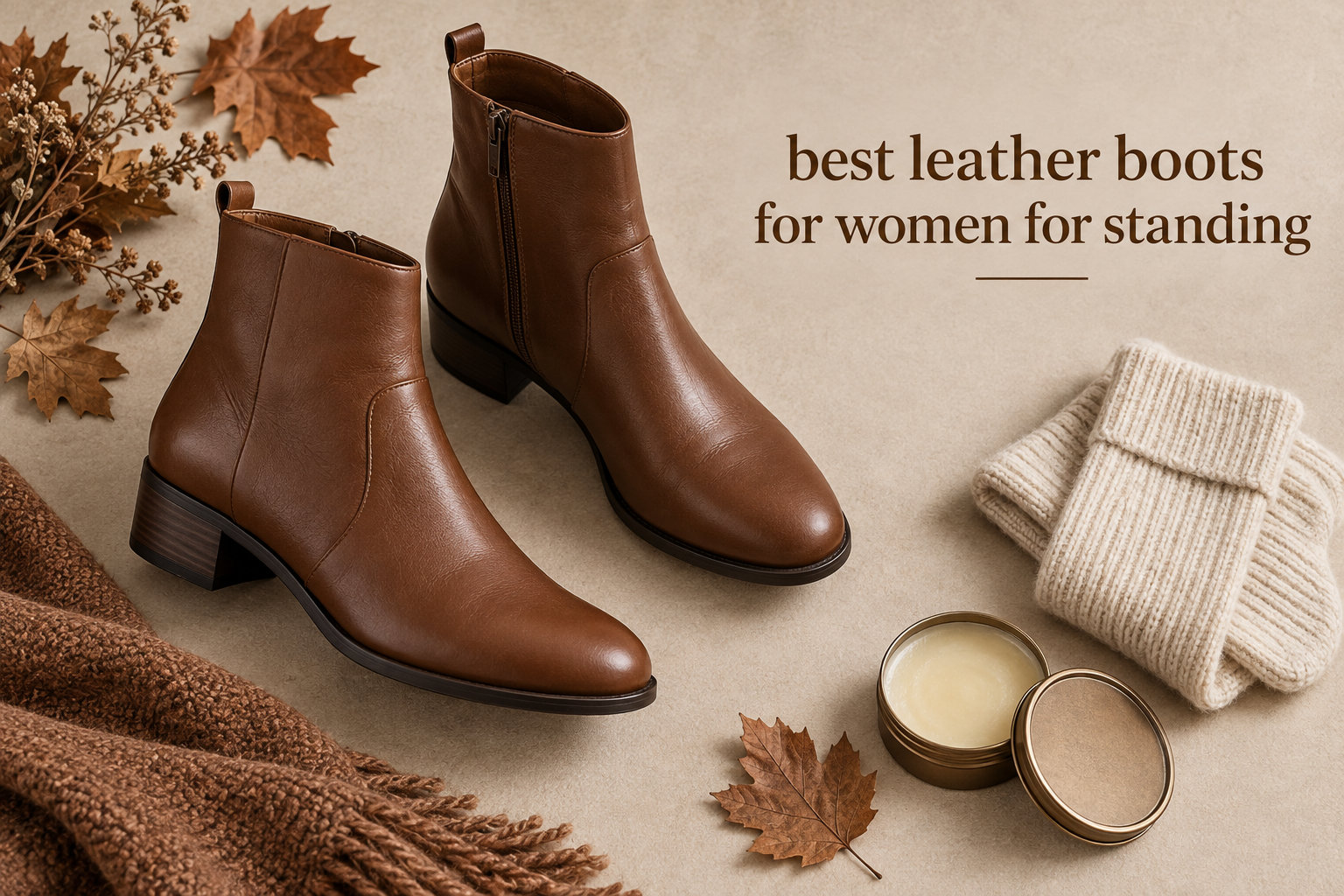 best leather boots for women for standing