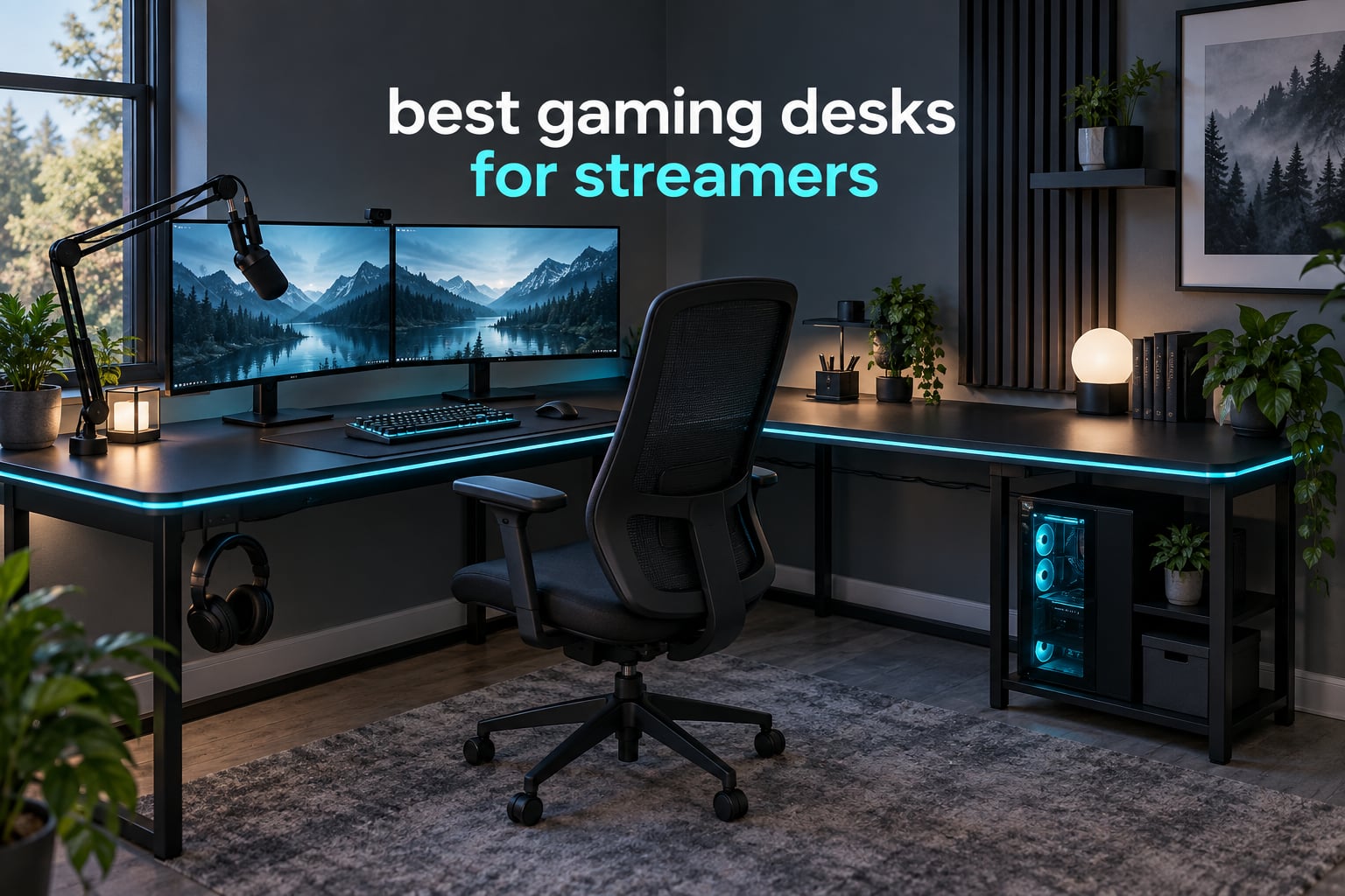 best gaming desks for streamers