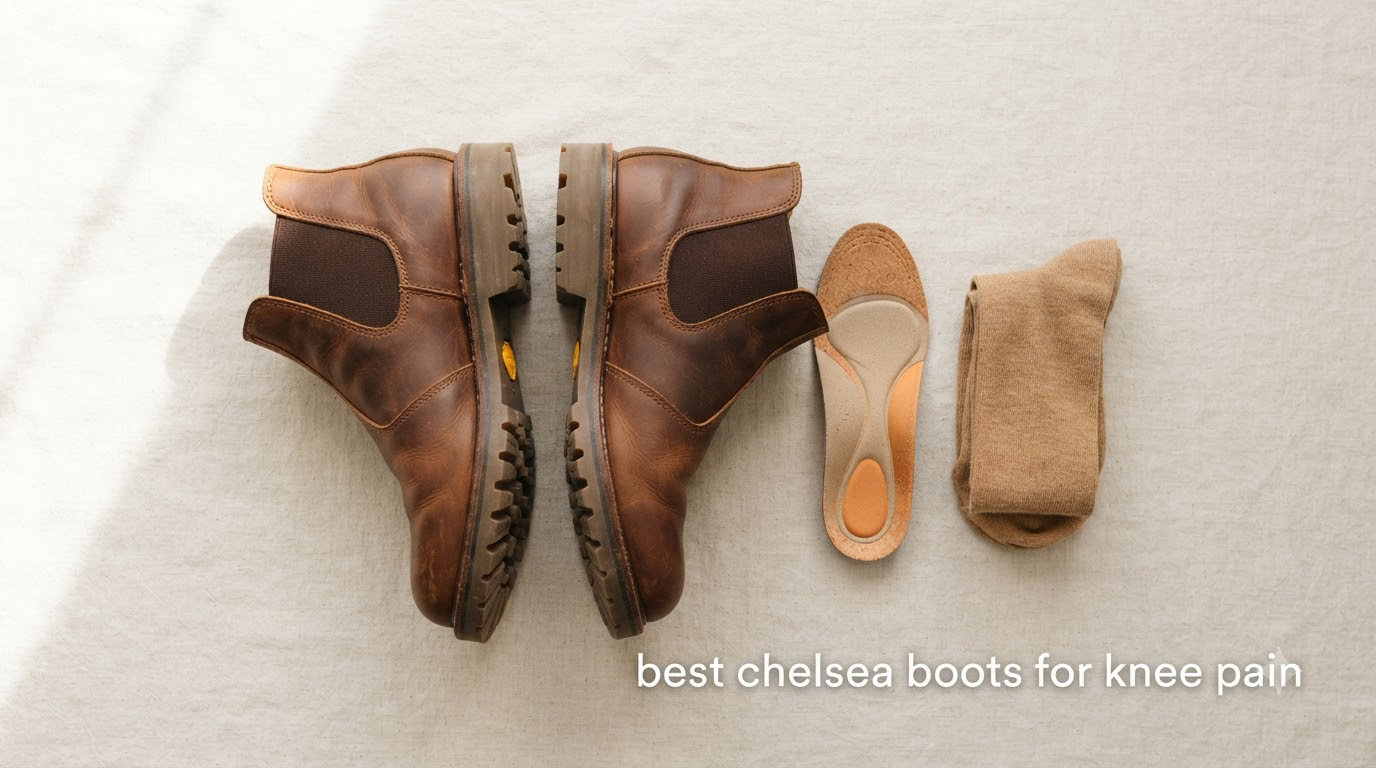 best chelsea boots for knee pain