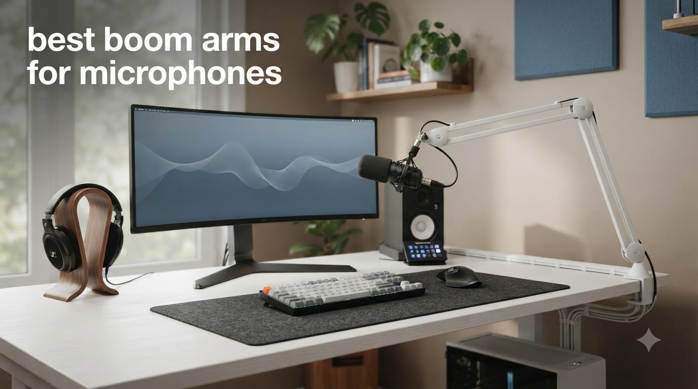 best boom arms for microphones