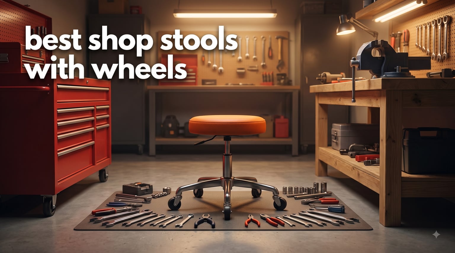 best shop stools with wheels