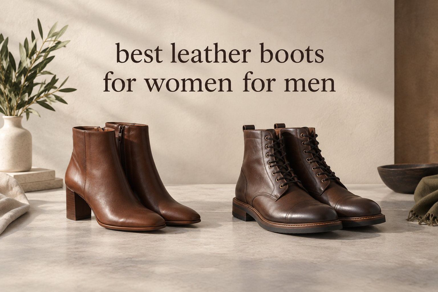 best leather boots for women for men