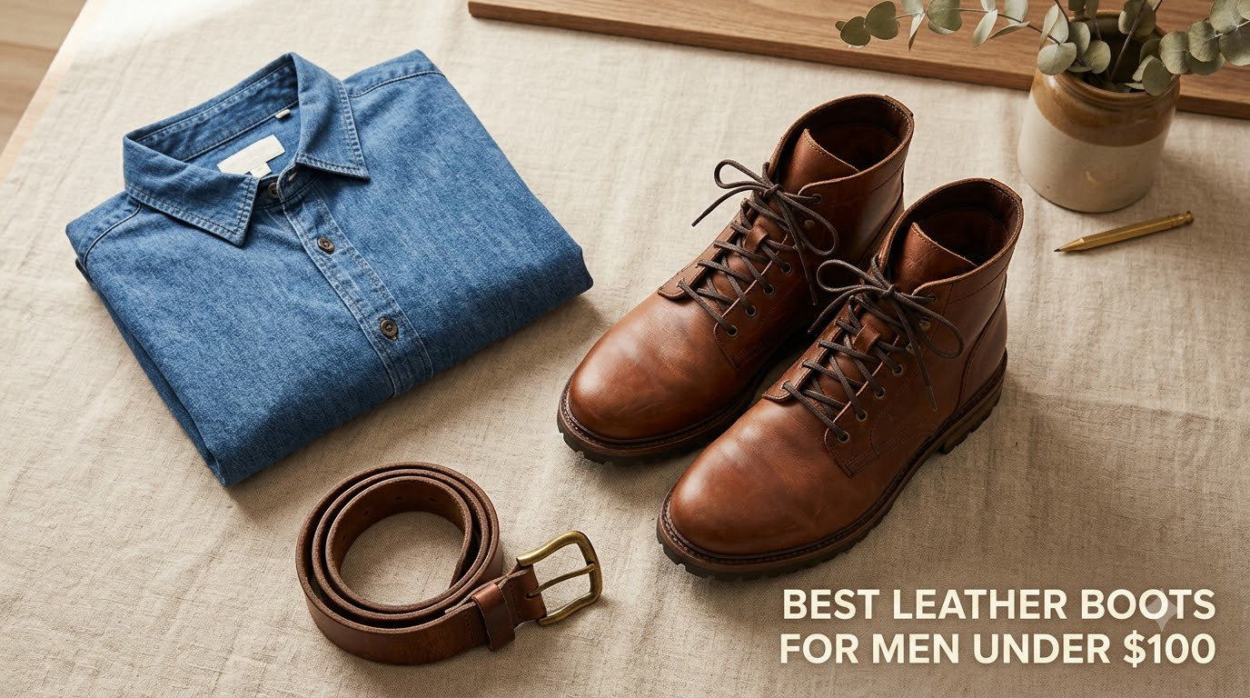 best leather boots for men under $100