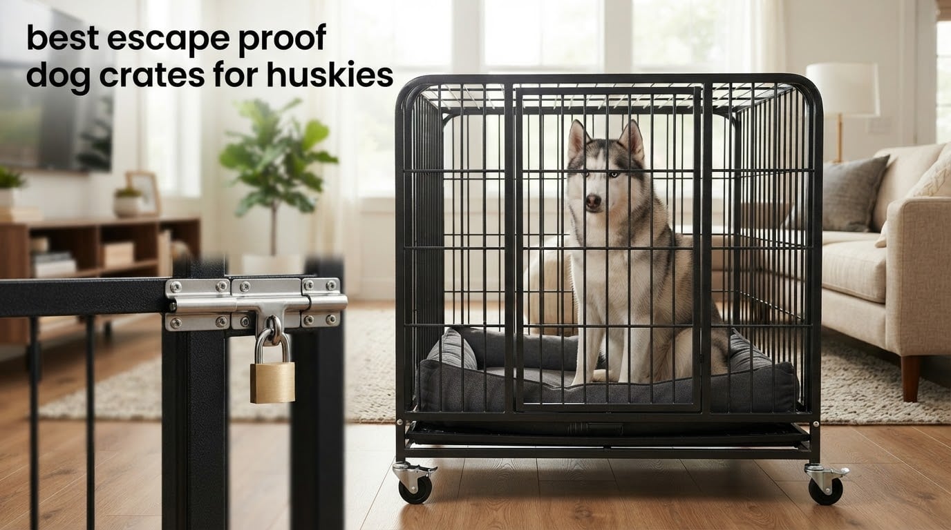 best escape proof dog crates for huskies