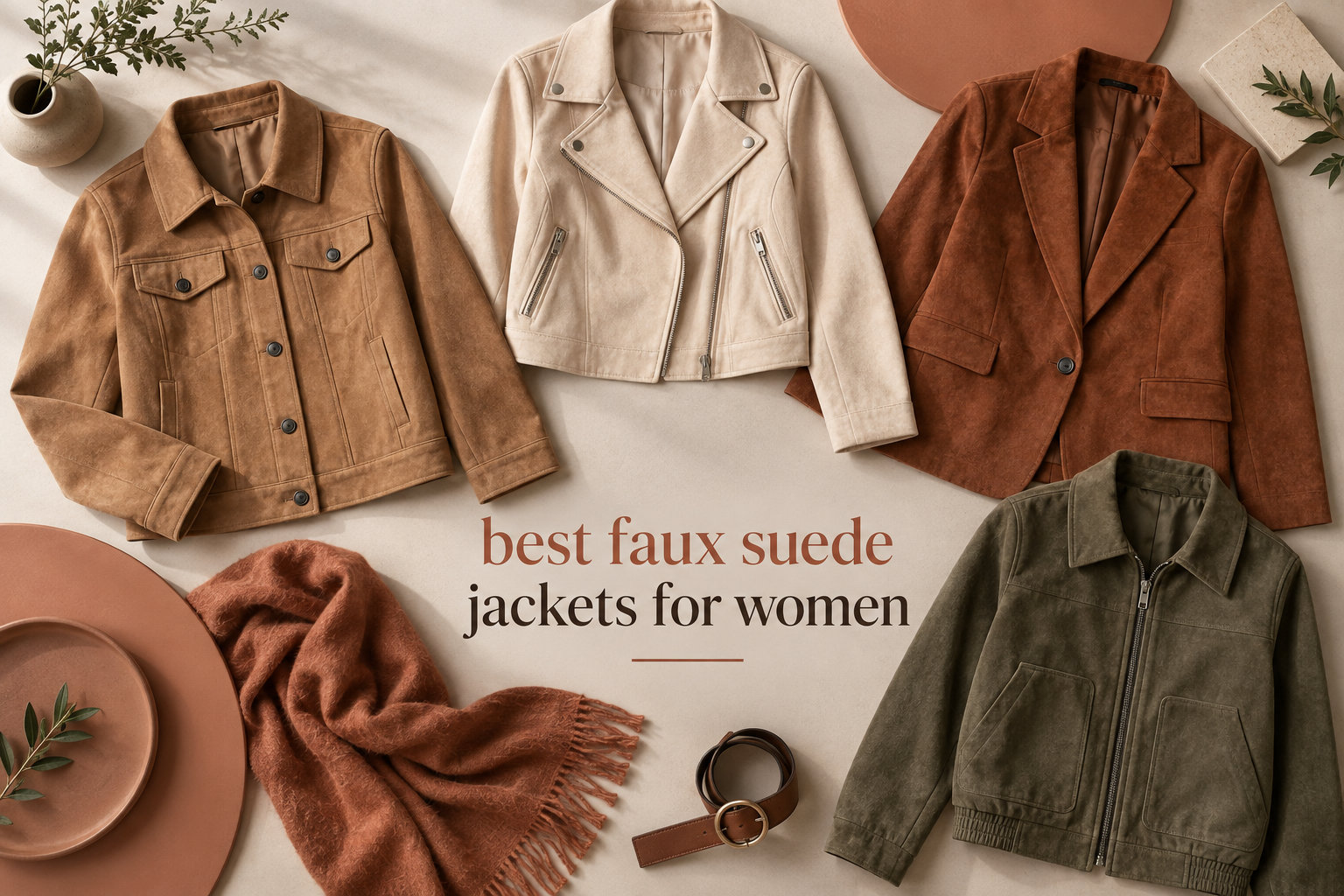 best faux suede jackets for women