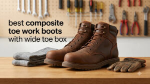 best composite toe work boots with wide toe box