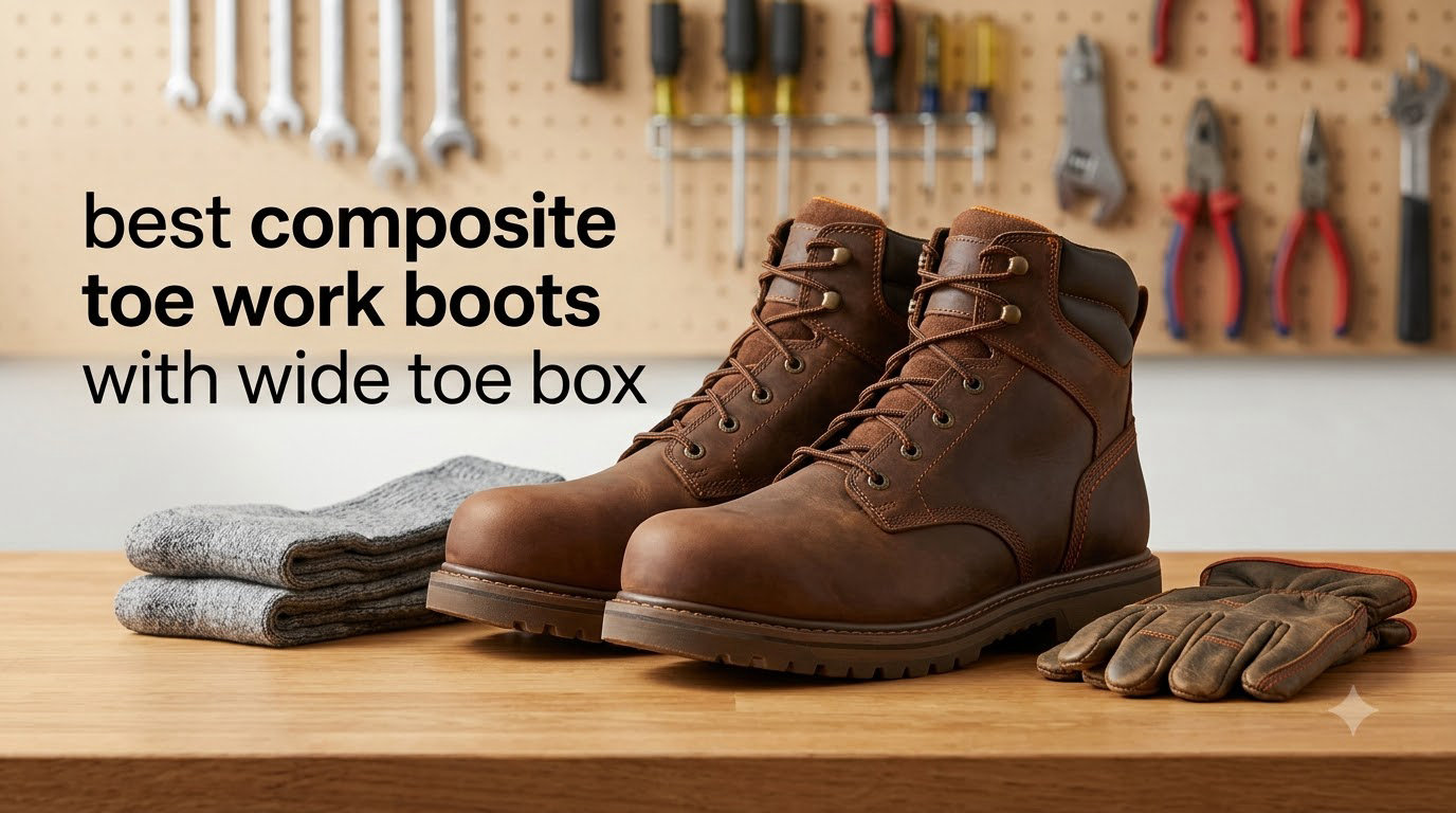 best composite toe work boots with wide toe box