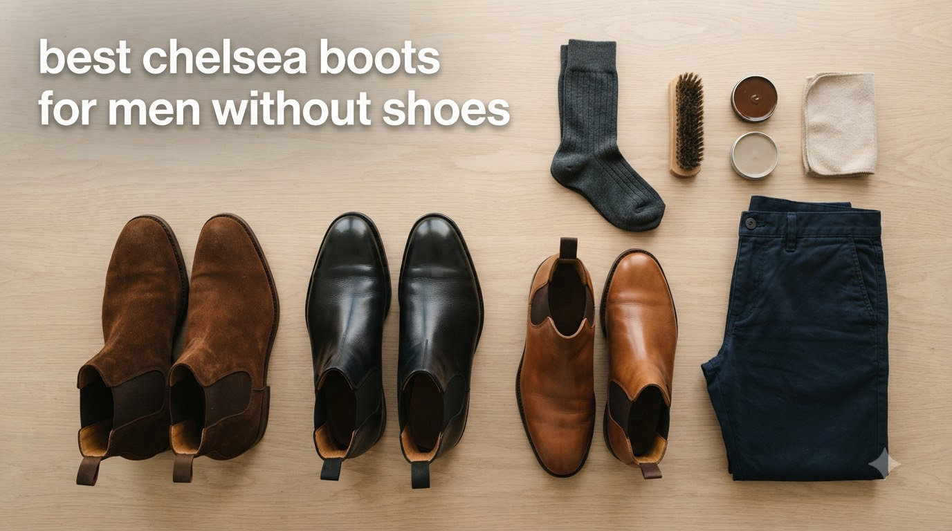 best chelsea boots for men without shoes