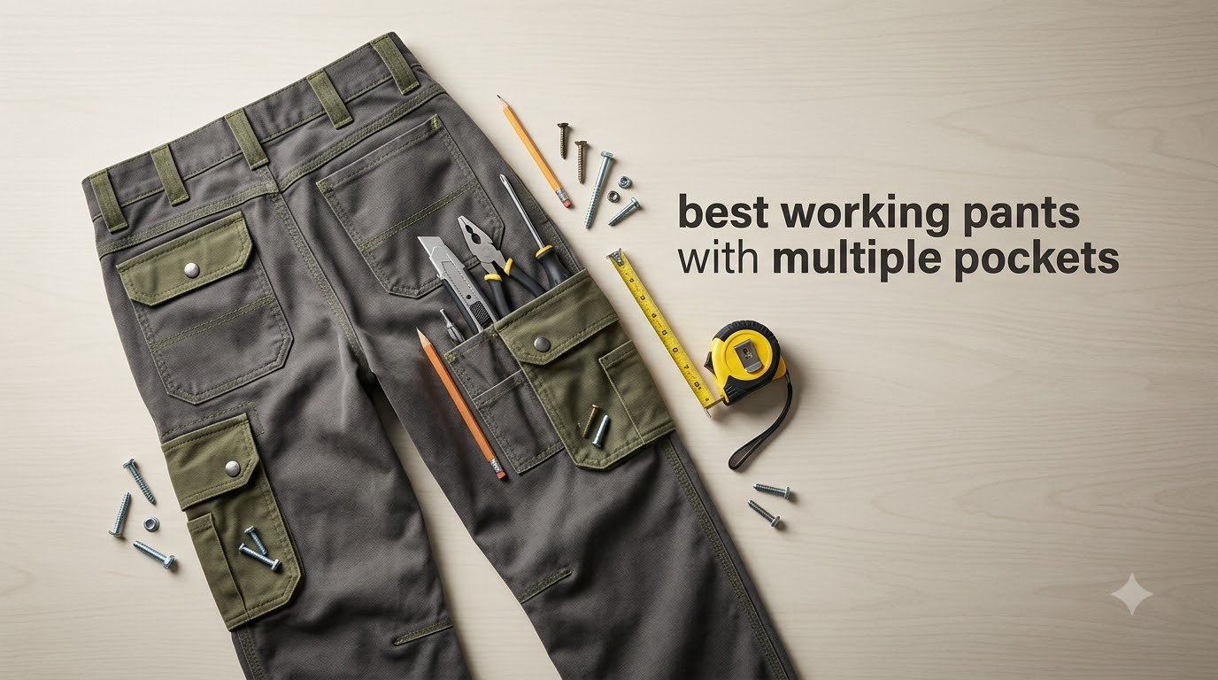 best working pants with multiple pockets