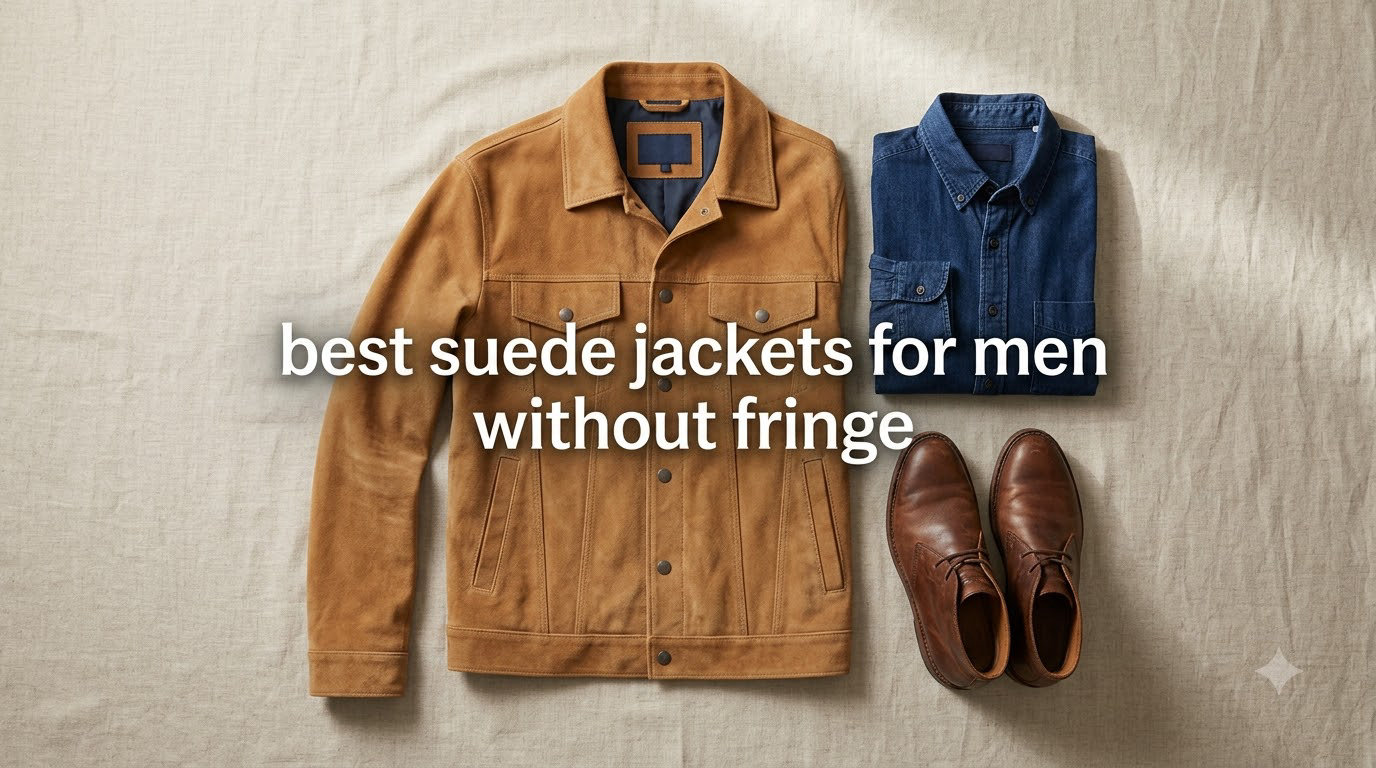 best suede jackets for men without fringe