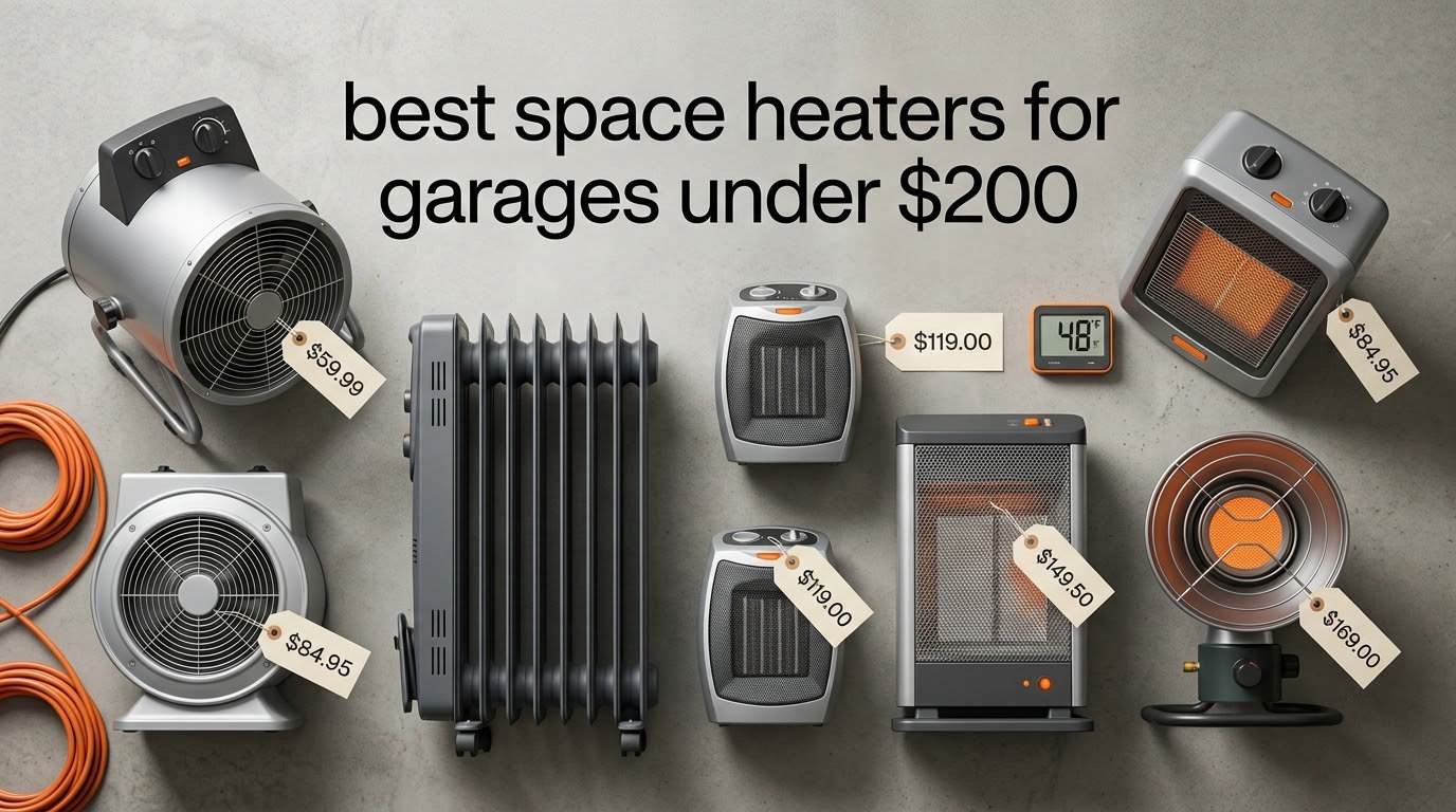 best space heaters for garages under $200