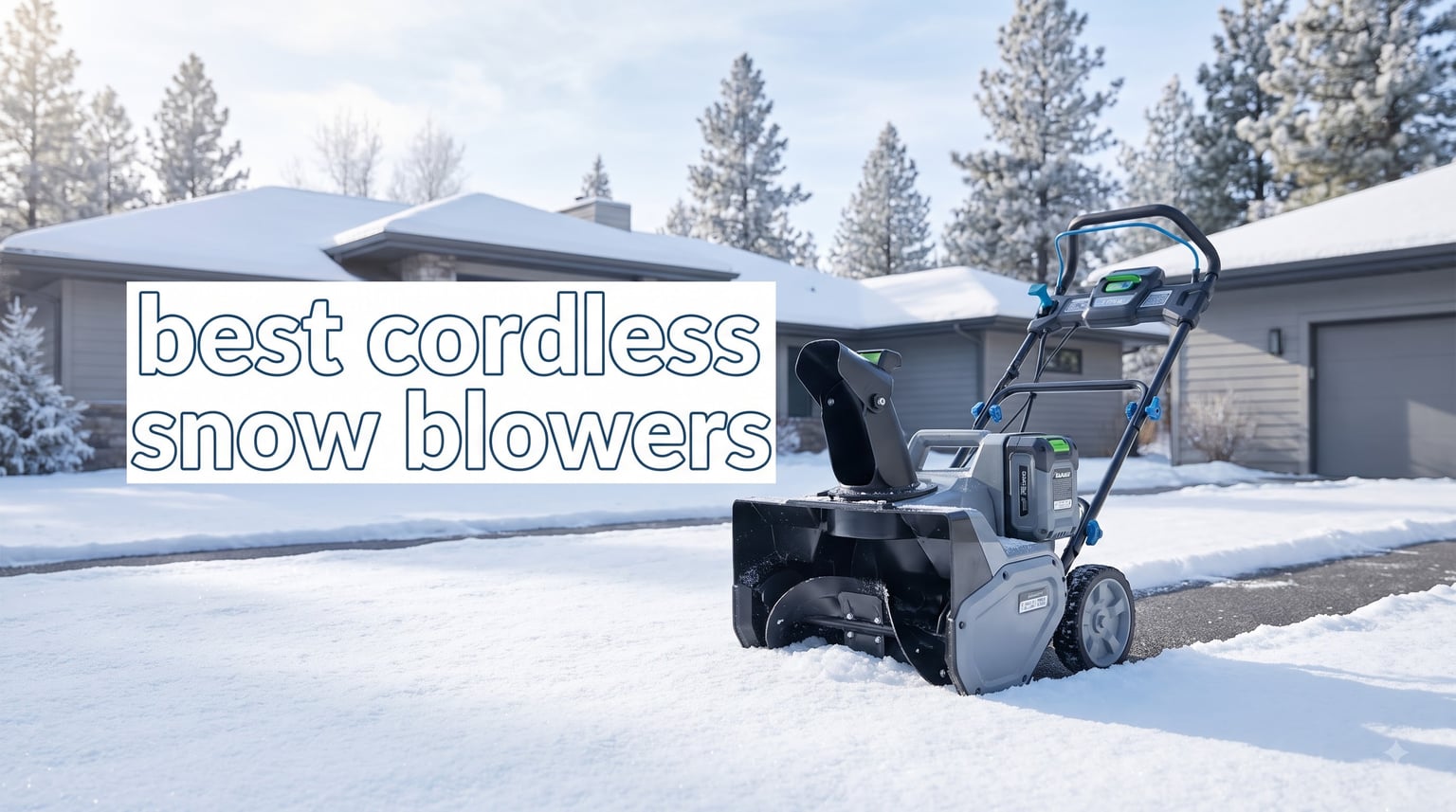 best cordless snow blowers