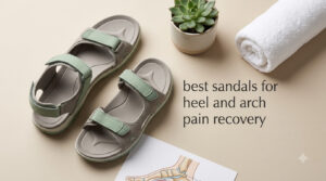 best sandals for heel and arch pain recovery