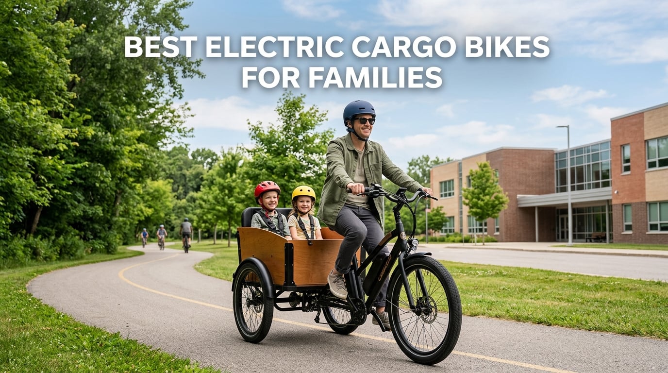 best electric cargo bikes for families