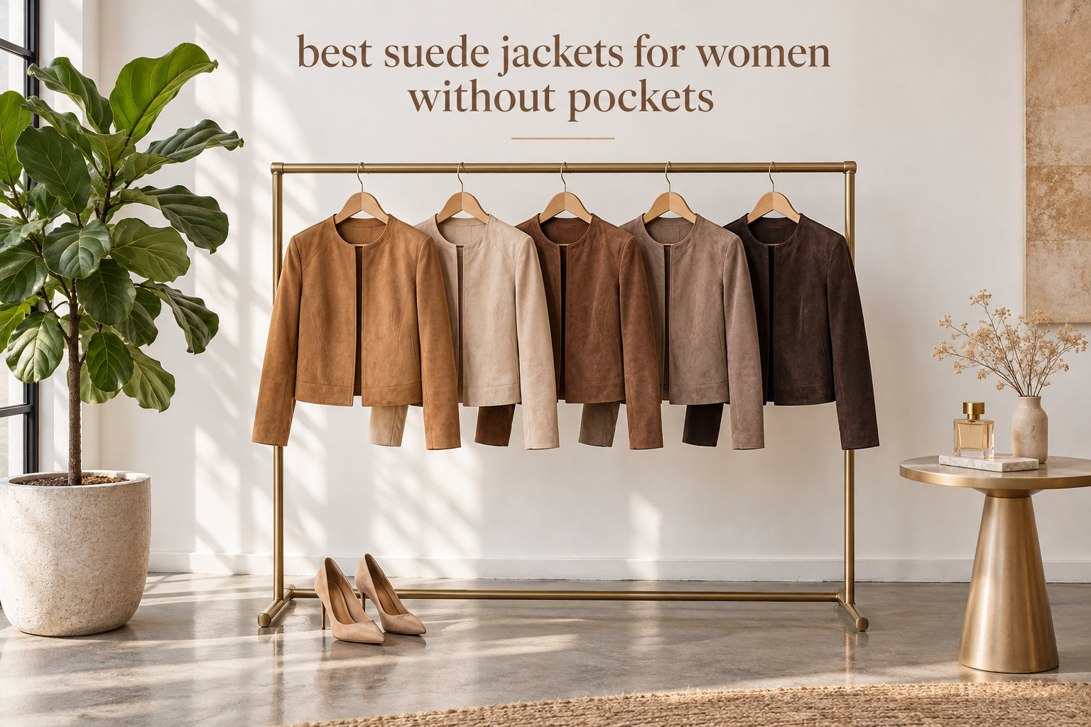 best suede jackets for women without pockets